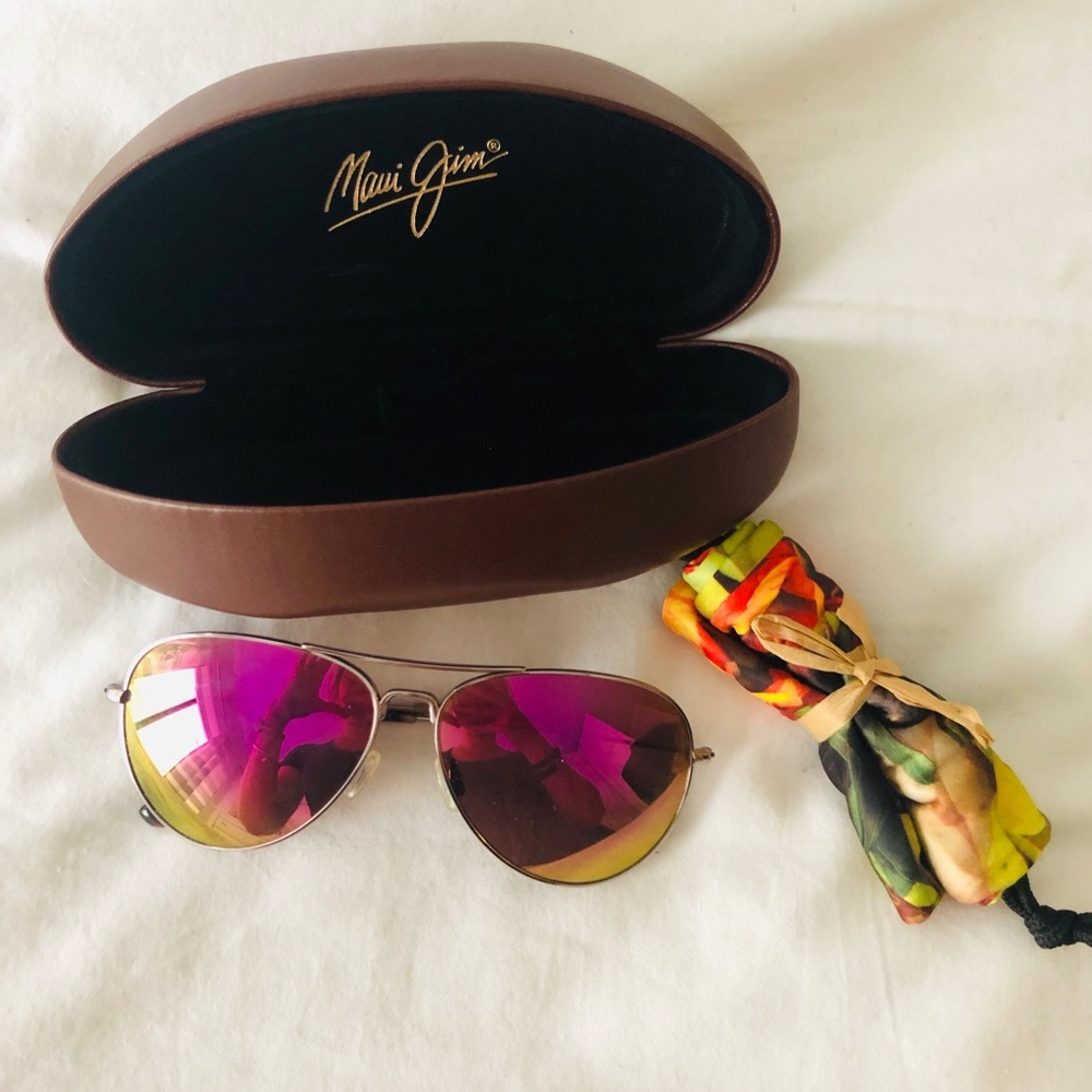 Maui Jim aviator sunglasses